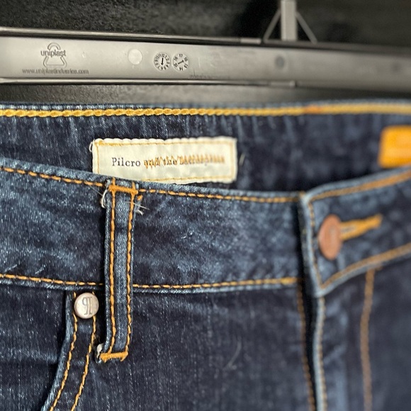 Pilcro And The Letterpress Low Waist Straight Leg Jeans Size 27 - Picture 3 of 8